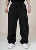 Jogger Wide Leg Negro 420 GSM
