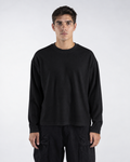 Waffle Long Sleeve Negro 220 GSM