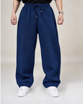 Jogger Wide Leg Azul Francia 420 GSM Saints Blanks