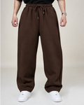 Jogger Wide Leg Café Chocolate 420 GSM Saints Blanks
