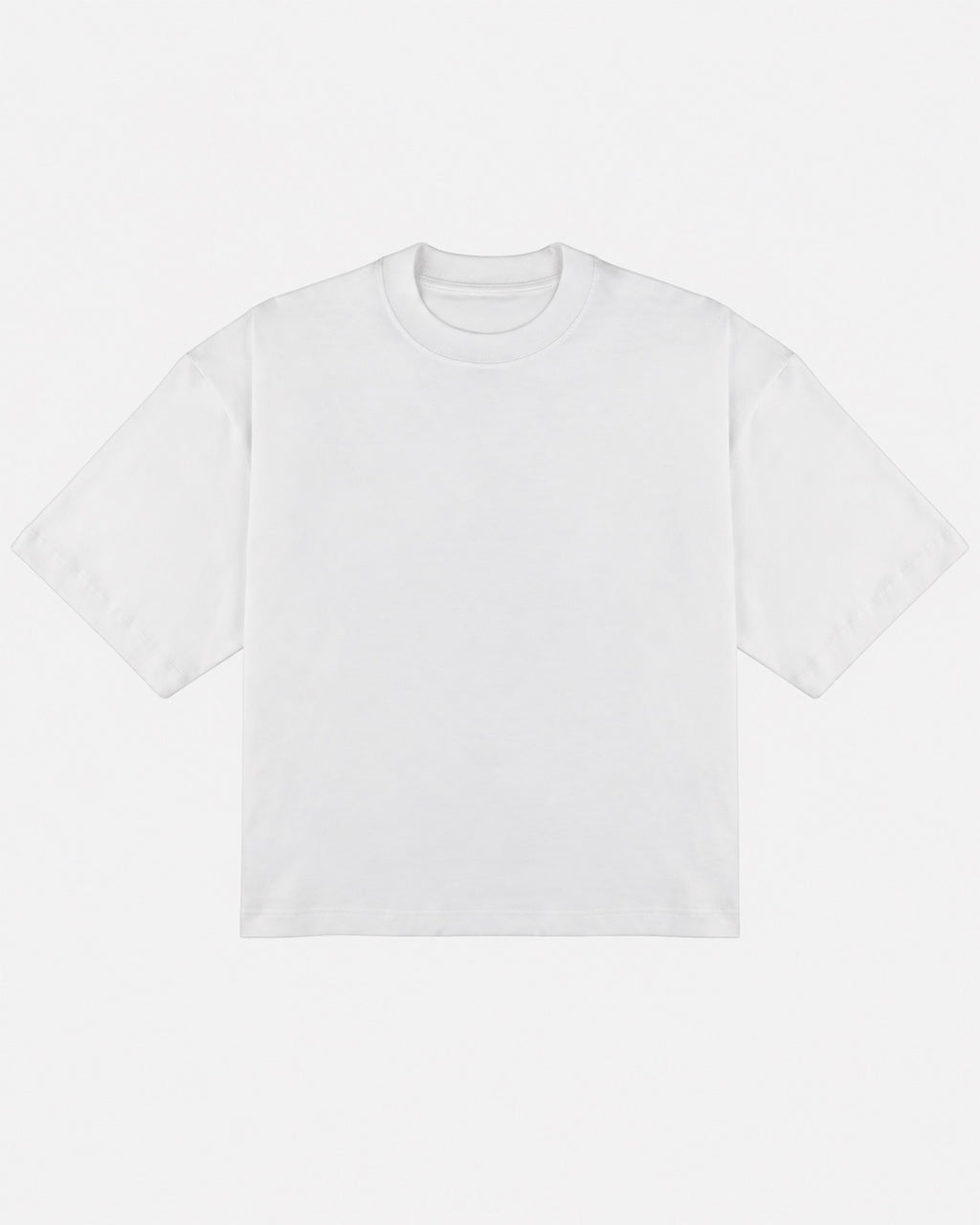 Polera Boxy Fit Blanca 220 GSM - producto