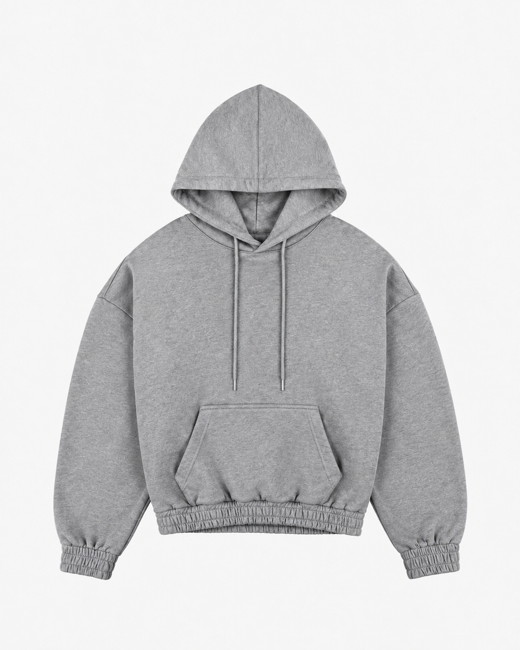 Polerón Oversize Gris Melange 420 GSM - producto
